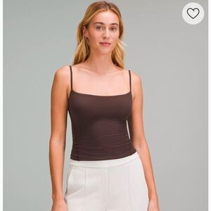 Lululemon Nulu Wundermost spaghetti strap cami (BLUE)